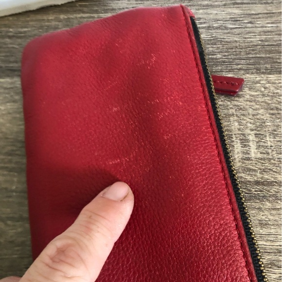 FOSSIL Red Leather Wallet - Picture 11 of 15